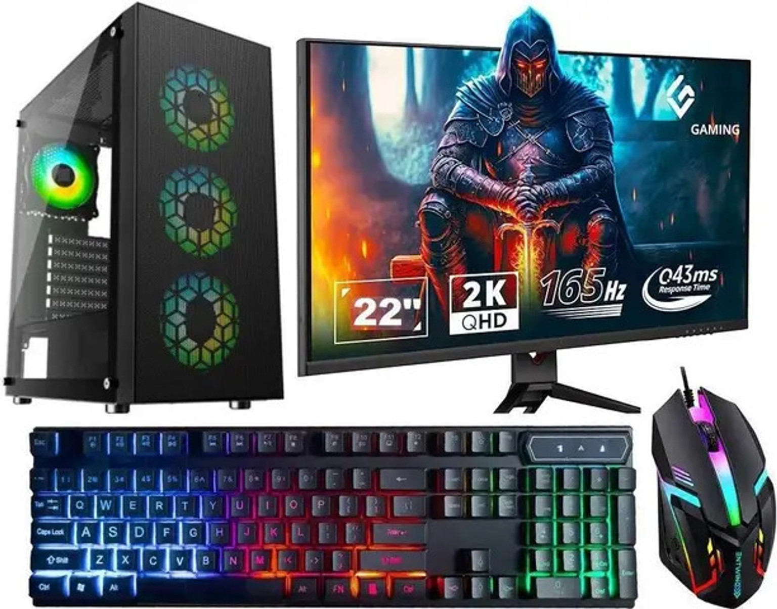 Gaming PC Full Set | 8GB RAM | 256GB SSD