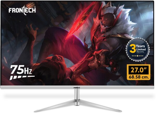 Frontech 27 Inch Monitor | Full HD | Frameless Design