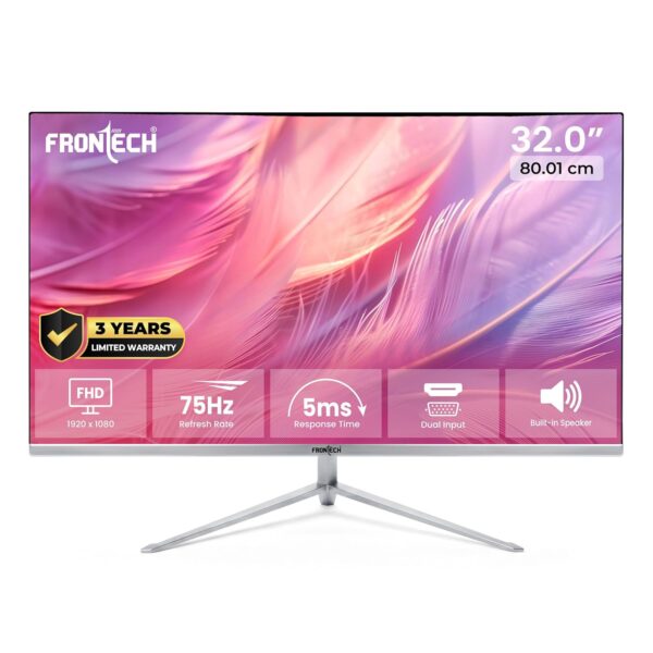 Frontech 32 Inch Monitor | Full HD | Frameless Design