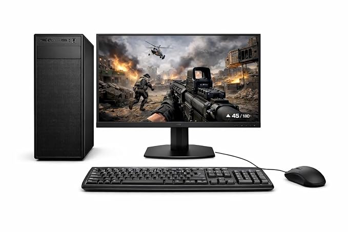 Desktop Computer Full Set | Intel Core i3-2100 | 4GB RAM | 128GB SSD