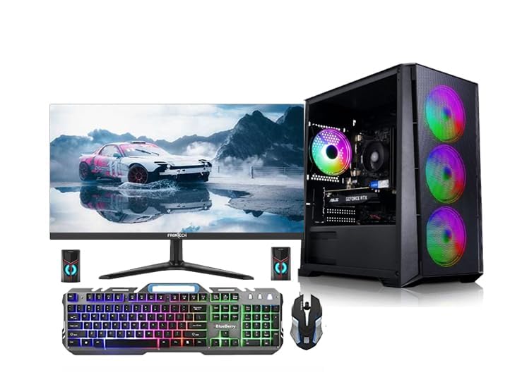 Gaming PC Full Set | Intel Core i3 10th Gen | 8GB RAM | 256GB SSD | 2GB Graphics Card