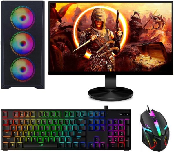 Gaming PC Full Set | Intel Core i5 | 16GB RAM | 512GB SSD | 4GB Graphics Card